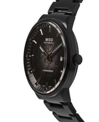 Pre-owned Mido Commander Gradient Black Dial Black Men's Watch M021.407.33.411.00
