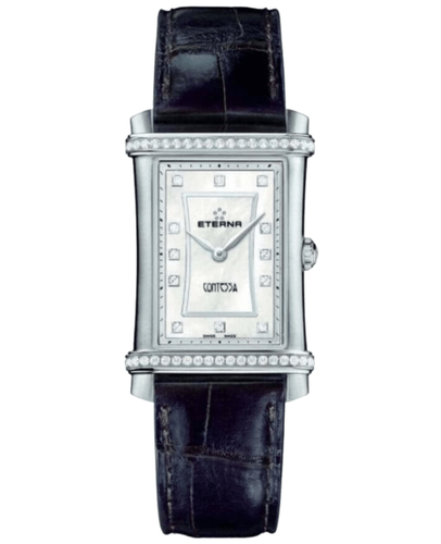 New Eterna Contessa Mother of Pearl Dial Diamond Womens Watch 2410.48.67.1199
