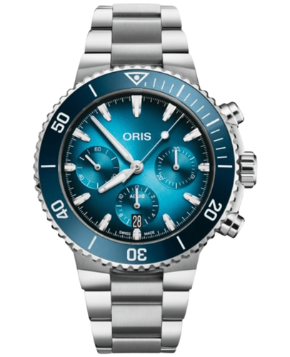 New Oris Aquis Chronograph Mens Watch 01 771 7793 4155-07 8 23 01PEB
