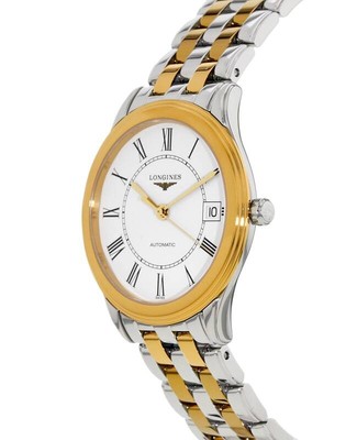 Pre-owned Longines Flagship Automatic White Roman Dial Women's Watch L4.774.3.21.7