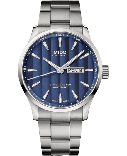 Pre-owned Mido Multifort M Chronometer 1 Automatic Men's Watch M038.431.11.041.00