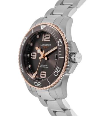 Pre-owned Longines Hydroconquest Automatic Grey Dial Steel Men's Watch L3.780.3.78.6