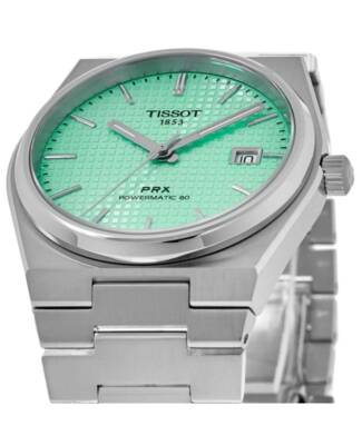Pre-owned Tissot Prx Powermatic 80 Automatic Light Men's Watch T137.407.11.091.01