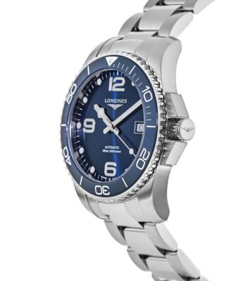 Pre-owned Longines Hydroconquest Automatic Blue Ceramic Men's Watch L3.781.4.96.6