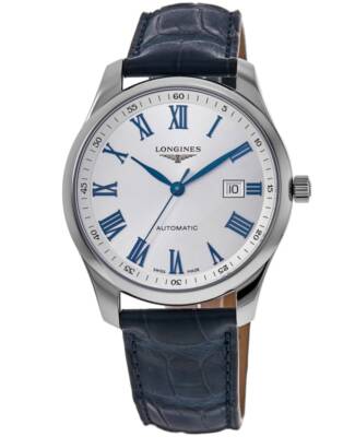 New Longines Master Collection Automatic 42mm Silver Mens Watch L2.893.4.79.2