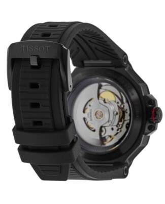 Pre-owned Tissot T-race Powermatic 80 Automatic Black Men's Watch T141.807.37.057.00