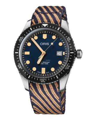 Pre-owned Oris Divers Sixty-five Automatic Men's Watch 01 733 7720 4035-07 5 21 13