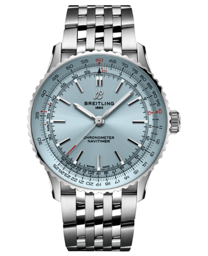 Pre-owned Breitling Navitimer Automatic 41 Blue Dial Steel Men's Watch A17329171c1a1