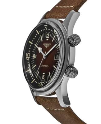Pre-owned Longines Legend Diver Automatic Brown Dial Men's Watch L3.774.4.60.2