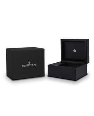 Pre-owned Baume Et Mercier Baume & Mercier Clifton Automatic White Dial Steel Men's Watch 10505