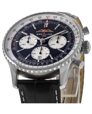 Pre-owned Breitling Navitimer B01 Chronograph 43 Automatic Men's Watch Ab0138211b1p1