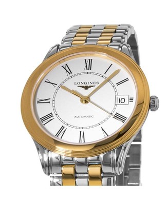Pre-owned Longines Flagship Automatic White Roman Dial Women's Watch L4.774.3.21.7