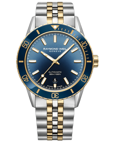 Новые мужские часы Raymond Weil Freelancer Automatic Diver Blue 2775-SP3-50051
