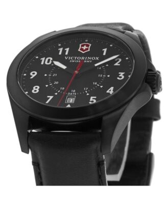 VICTORINOX VICTORINOX SWISS ARMY HERITAGE QUARTZ BLACK DIAL MEN'S WATCH 241970