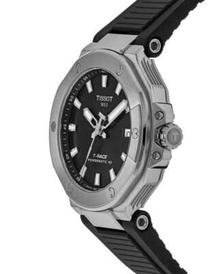 Pre-owned Tissot T-race Powermatic 80 Automatic Black Men's Watch T141.807.17.051.00