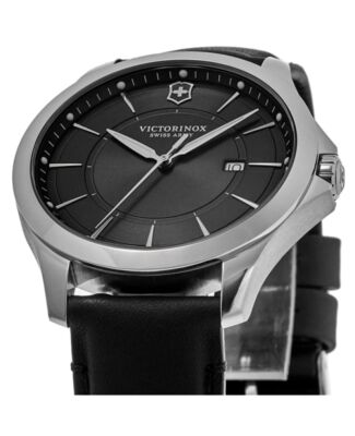 Pre-owned Victorinox Swiss Army Alliance Quartz Black Dial Men's Watch 241904