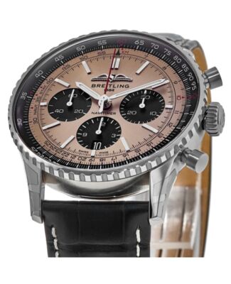 Pre-owned Breitling Navitimer B01 Chronograph 43 Copper Men's Watch Ab0138241k1p1