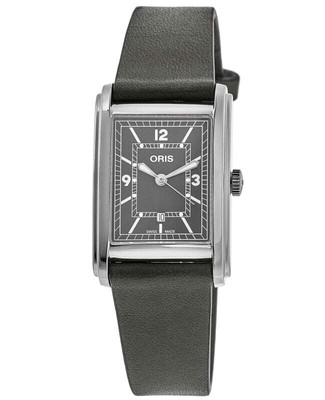 Pre-owned Oris Rectangular Automatic Green Unisex Watch 01 561 7783 4063-07 5 19 16