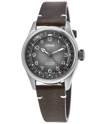Pre-owned Oris Big Crown Pointer Date Cervo Volante Men's Watch 01 754 7779 4063-set