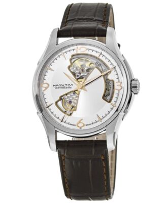 Новые мужские часы Hamilton Jazzmaster с открытым сердцем H32565555