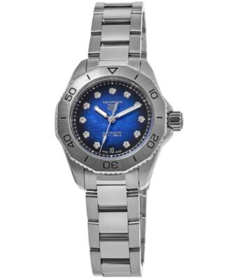 Pre-owned Tag Heuer Aquaracer Professional 200 Date Women's Watch Wbp2411.ba0622