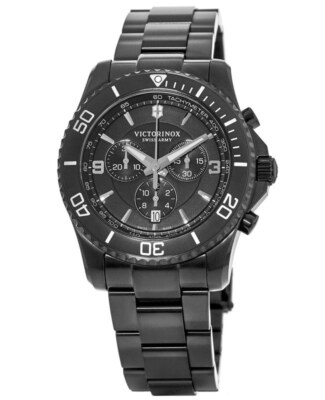 VICTORINOX SWISS ARMY VICTORINOX SWISS ARMY MAVERICK CHRONOGRAPH BLACK MEN'S WATCH 241797