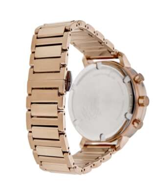 Pre-owned Movado Bold Evolution Quartz Chronograph Rose Dial Unisex Watch 3600886
