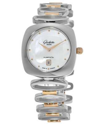 Новые оригинальные женские часы Glashutte Pavonina с перламутром 1-03-01-26-06-14