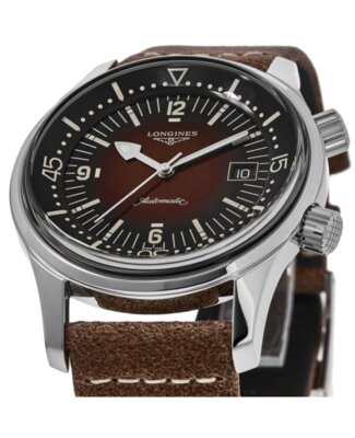Pre-owned Longines Legend Diver Automatic Brown Dial Men's Watch L3.774.4.60.2