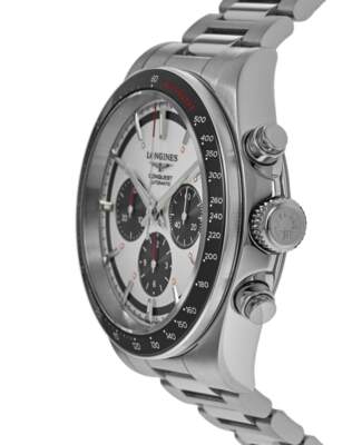 Pre-owned Longines Conquest Automatic Chronograph Silver Men's Watch L3.835.4.72.6