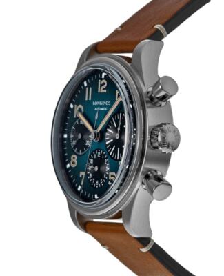 Pre-owned Longines Heritage Avigation Big Eye Petroleum Men's Watch L2.816.1.93.2