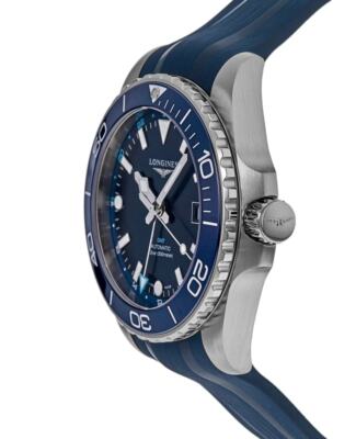 Pre-owned Longines Hydroconquest Gmt Automatic Blue Dial Men's Watch L3.890.4.96.9