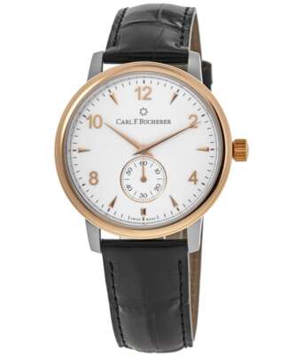 Новые серебряные мужские часы Carl F. Bucherer Adamavi с ручным заводом 00.10316.07.26.01