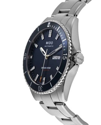 New Mido Ocean Star 200 Blue Dial Steel Men's Watch M026.430.11.041.00 View 3