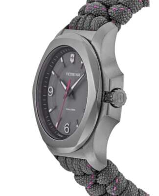 VICTORINOX SWISS ARMY VICTORINOX SWISS ARMY I.N.O.X. V QUARTZ GREY DIAL WOMEN'S WATCH 241920