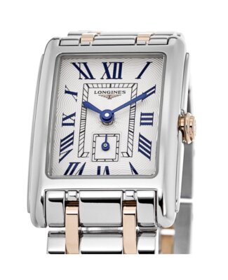 Pre-owned Longines Dolcevita Silver Textured Dial Women's Watch L5.255.5.71.7