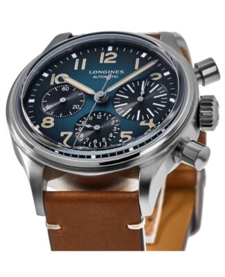 Pre-owned Longines Heritage Avigation Big Eye Petroleum Men's Watch L2.816.1.93.2