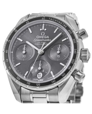 Pre-owned Omega Speedmaster Grey Dial Unisex Watch 324.30.38.50.06.001