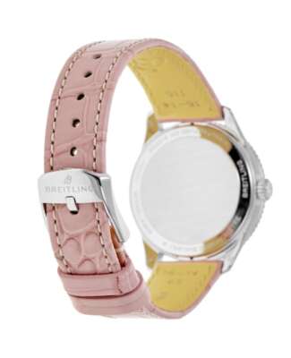 Pre-owned Breitling Navitimer 32 Pink Pearl Diamond Dial Women's Watch A77320d91k1p1