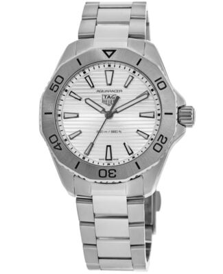 TAG HEUER TAG HEUER AQUARACER QUARTZ GREY DIAL STEEL MEN'S WATCH WBP1111.BA0627