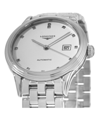 Pre-owned Longines Flagship Automatic White Diamond Dial Women's Watch L4.374.4.27.6