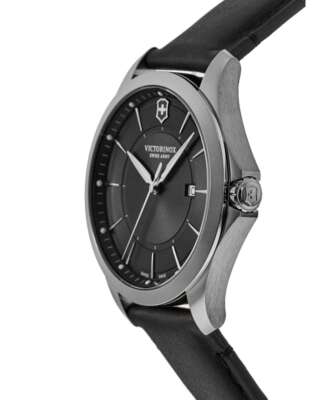 Pre-owned Victorinox Swiss Army Alliance Quartz Black Dial Men's Watch 241904