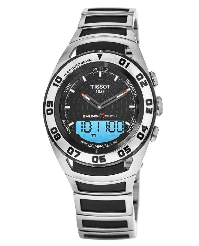 New Tissot TTouch Sailing Black Dial Men Watch T056.420.21.051.00