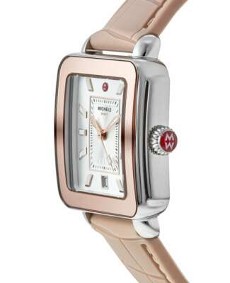 Pre-owned Michele Deco Sport White Dial Silicone Strap Women's Watch Mww06k000015