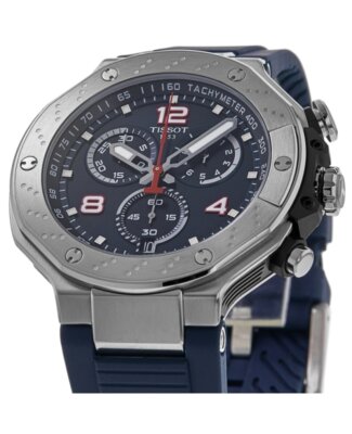 Pre-owned Tissot T-race Motogp Quartz Chronograph Men's Watch T141.417.17.047.00
