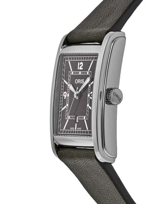 Pre-owned Oris Rectangular Automatic Green Unisex Watch 01 561 7783 4063-07 5 19 16