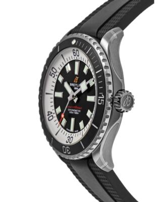 Pre-owned Breitling Superocean Automatic 44 Black Dial Men's Watch A17376211b1s1