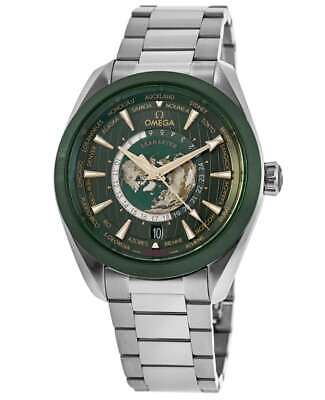 Pre-owned Omega Seamaster Aqua Terra 150m Gmt Men's Watch 220.30.43.22.10.001
