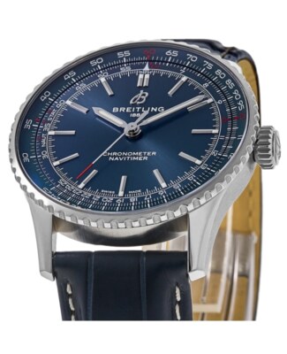 Pre-owned Breitling Navitimer Automatic 41 Blue Dial Men's Watch A17329161c1p1