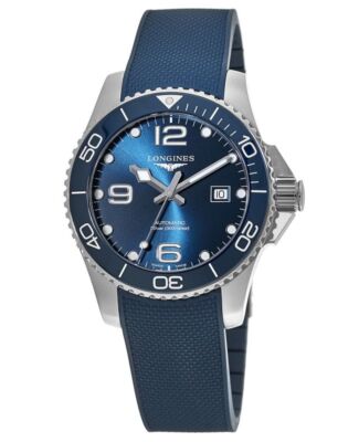 Pre-owned Longines Hydroconquest Automatic Blue Dial Blue Men's Watch L3.782.4.96.9